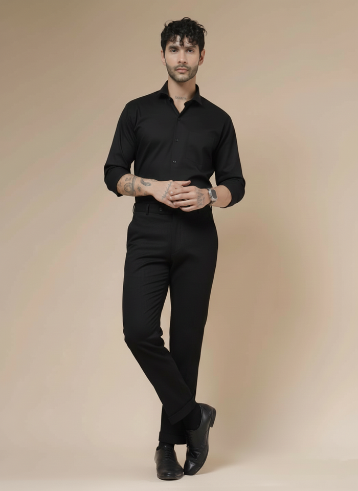 Men Pleated Formal Corduroy Pants | Boot Cut Fit by ITALIAN VEGA®