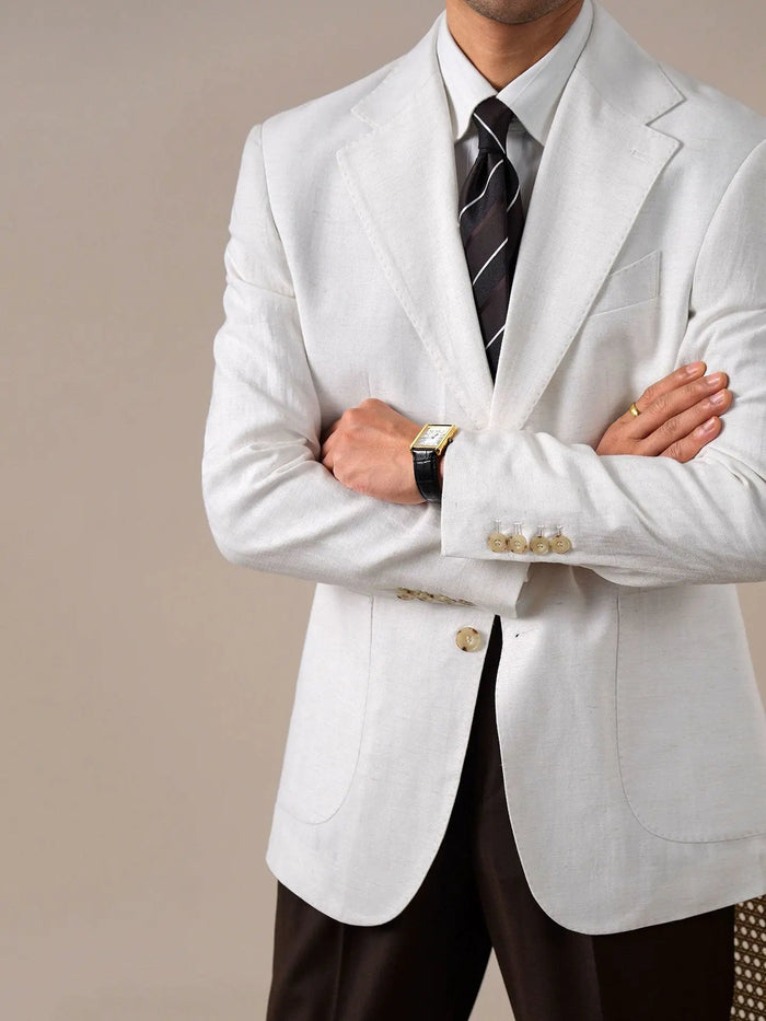 Men's Breathable Tencel Linen Blazer BRABION