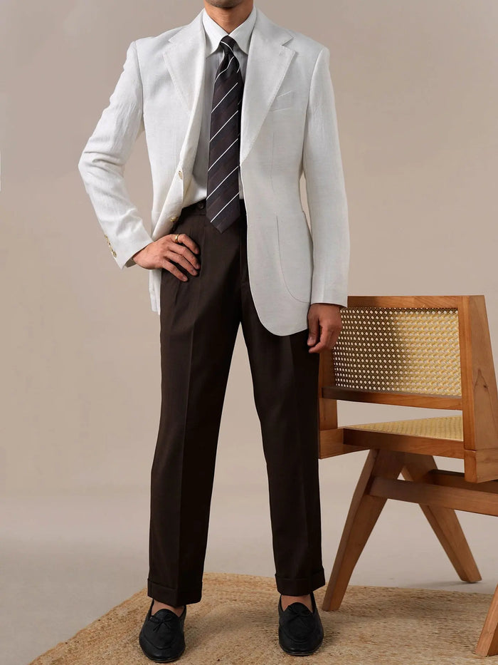Men's Breathable Tencel Linen Blazer BRABION