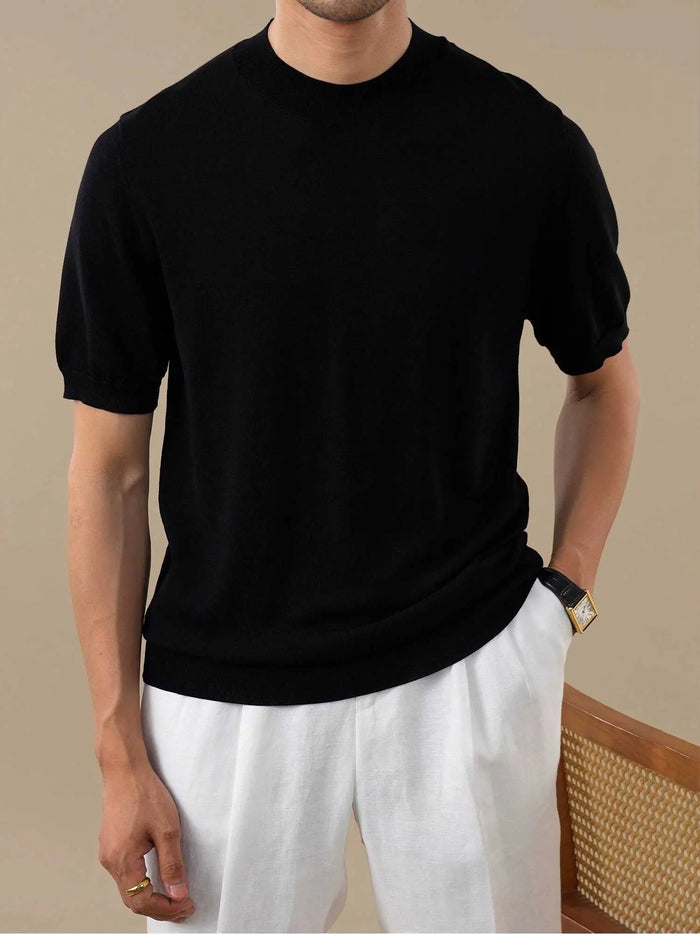 Men's Cooling Acetate Short Sleeve Crewneck T-Shirt BRABION
