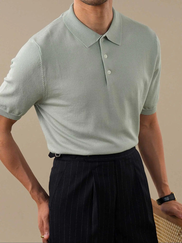 Men’s Cooling Lyocell Textured Polo Shirt BRABION