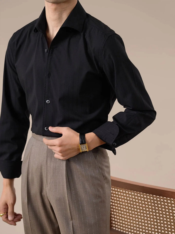 Men’s Italian One-Piece Collar Dress Shirt BRABION