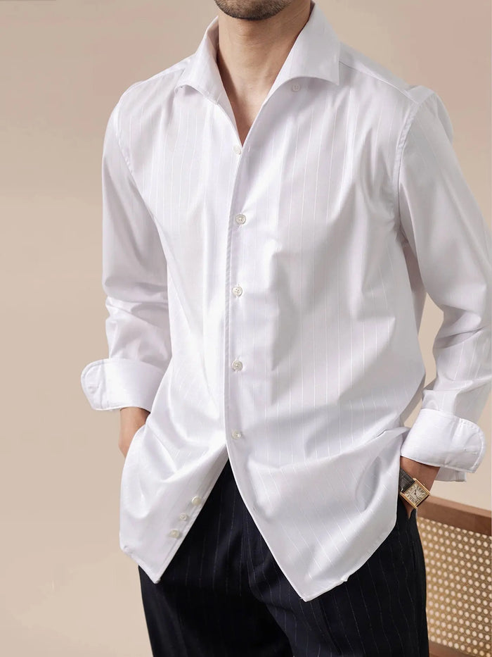 Men’s Italian One-Piece Collar Dress Shirt BRABION