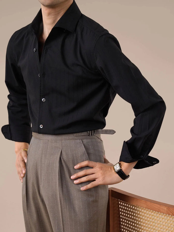Men’s Italian One-Piece Collar Dress Shirt BRABION