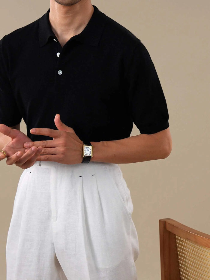 Men's Italian-Style Lyocell Polo Shirt BRABION