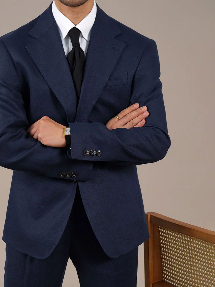 Men’s Lightweight Linen-Blend Naples Blazer BRABION