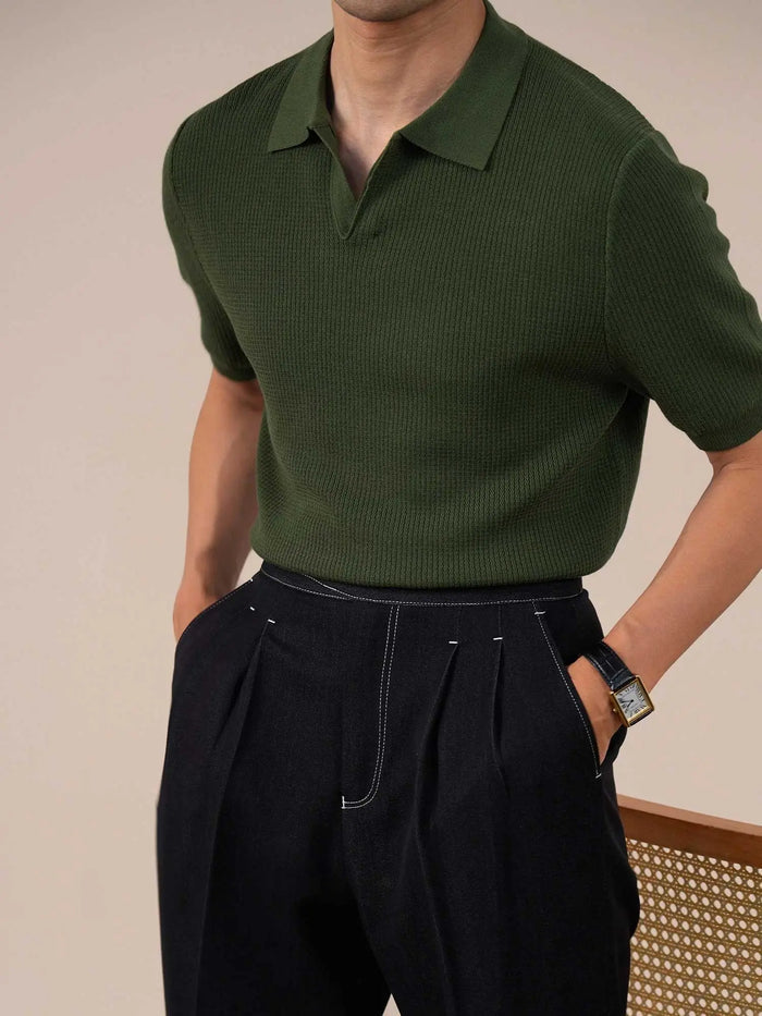 Men’s Seagull Collar Polo Shirt BRABION