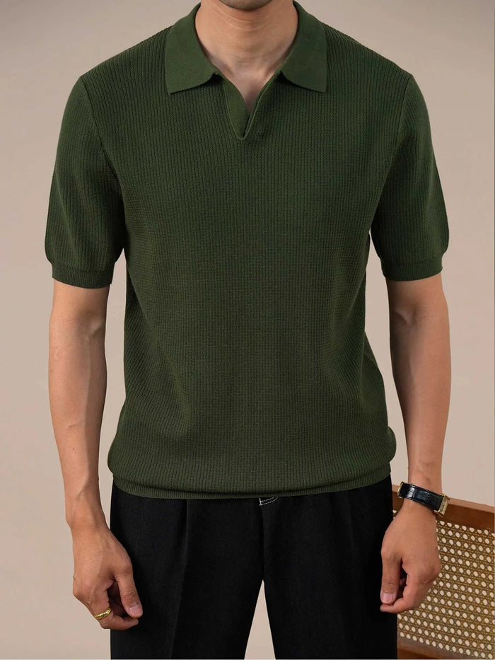 Men’s Seagull Collar Polo Shirt BRABION