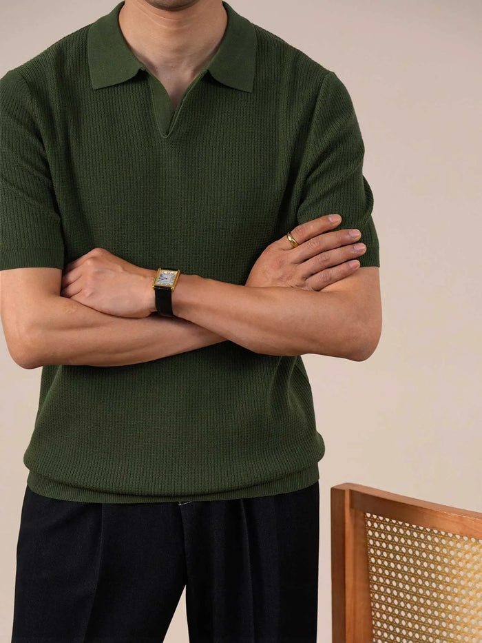 Men’s Seagull Collar Polo Shirt BRABION