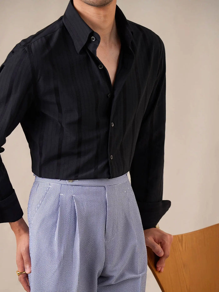 Men’s Seersucker Dress Shirt - BRABION