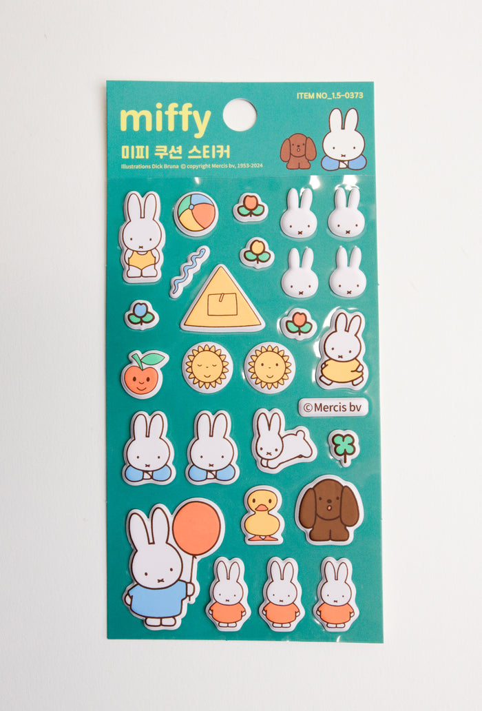 Miffy Puffy Sticker Sheet
