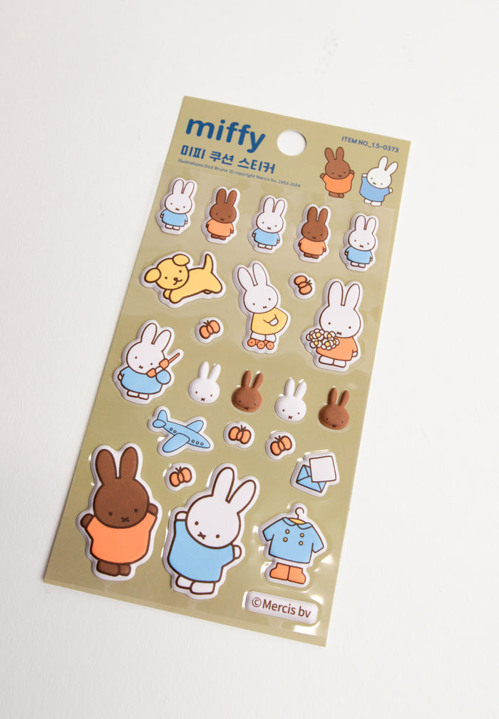 Miffy Puffy Sticker Sheet