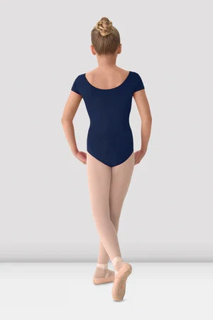 Mirella Girls Princess Seamed Cap Sleeve Leotard