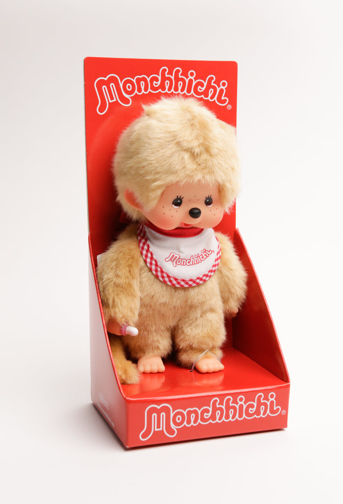 Monchhichi Classic Beige Boy Doll Plush