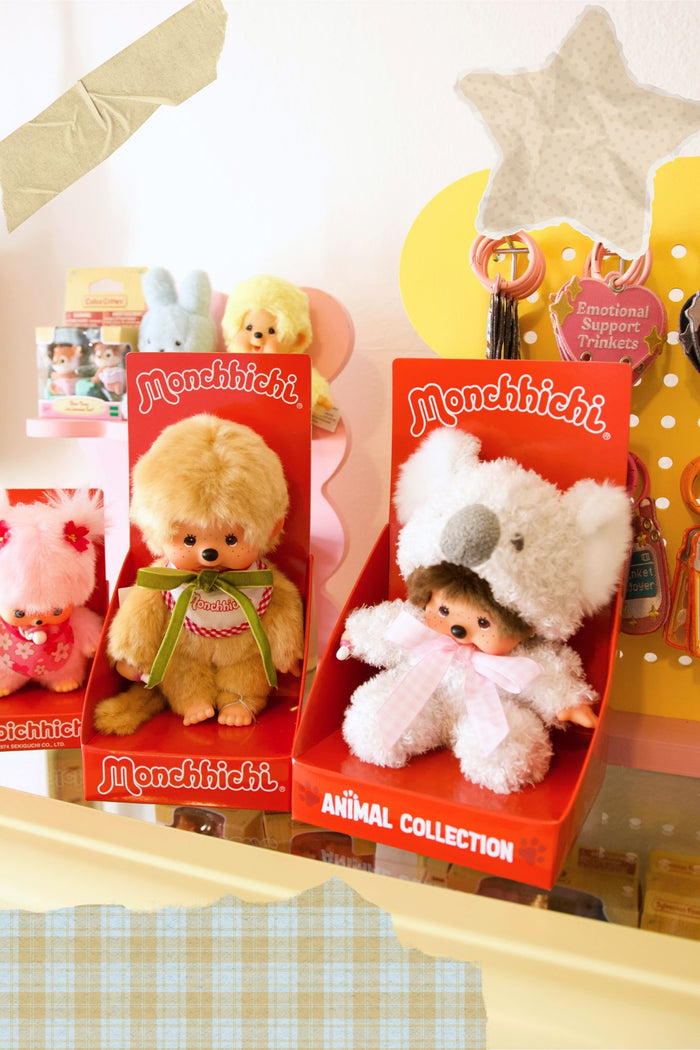 Monchhichi Classic Beige Boy Doll Plush