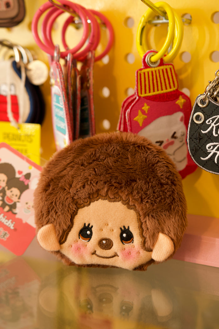 Monchhichi Face Plush Coin Purse