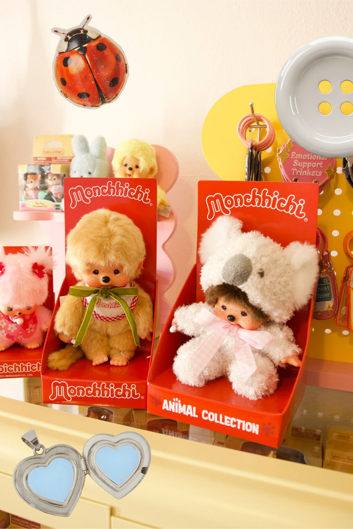 Monchhichi Sitting Fluffy Koala Doll Plush
