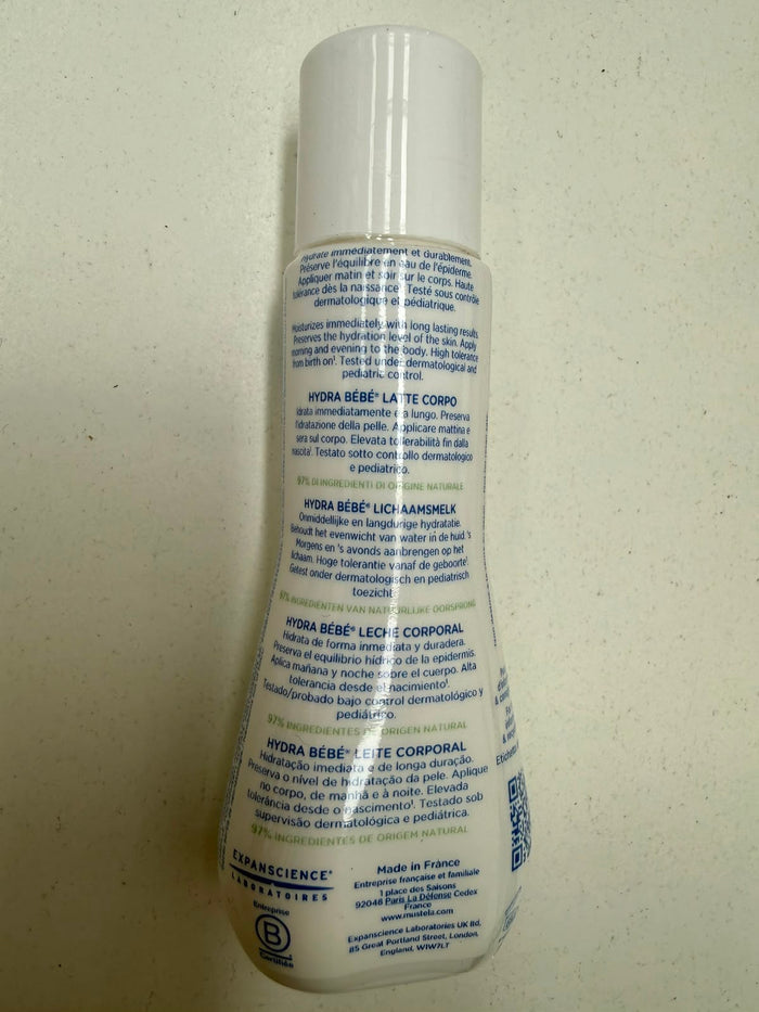 Mustela Hydra Bebe Body Lotion with Avocado 50ml