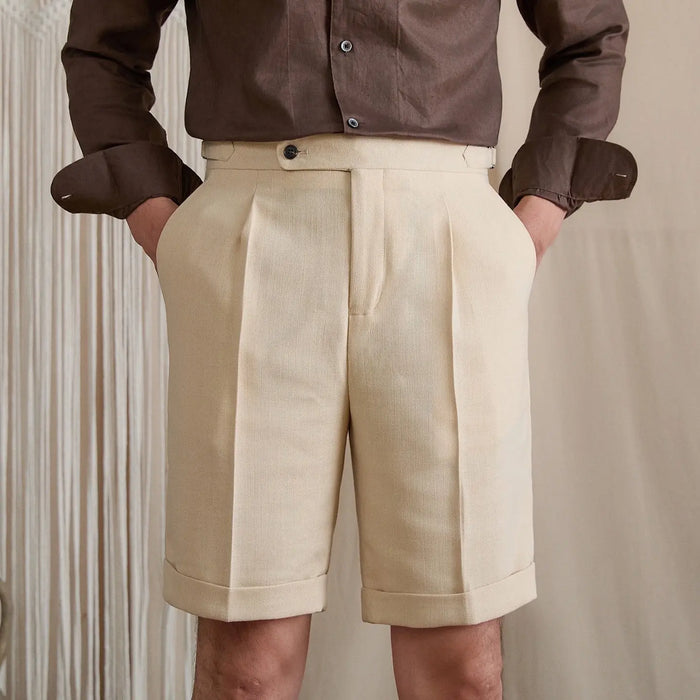 Naples Pleated High-Rise Shorts BRABION