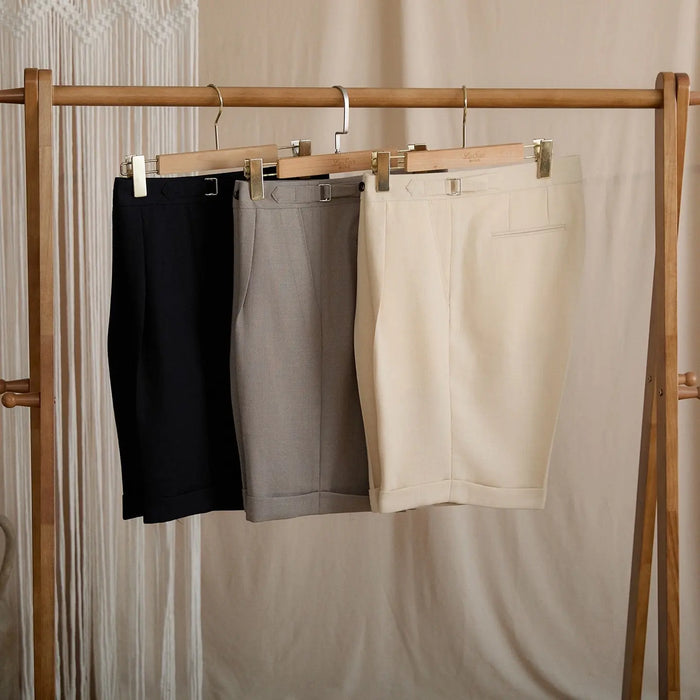 Naples Pleated High-Rise Shorts BRABION