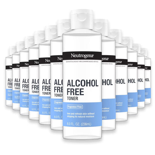 Neutrogena Alcohol-Free Facial Toner - 8 oz - 12 Pack