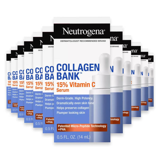 Neutrogena Collagen Bank 15% Vitamin C Serum - 0.5 oz - 12 Pack