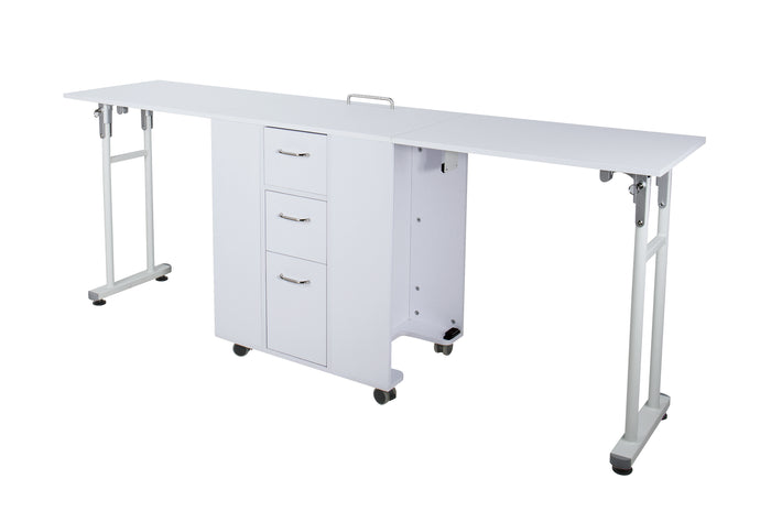 NINA Folding manicure station Nail Desk Double Size