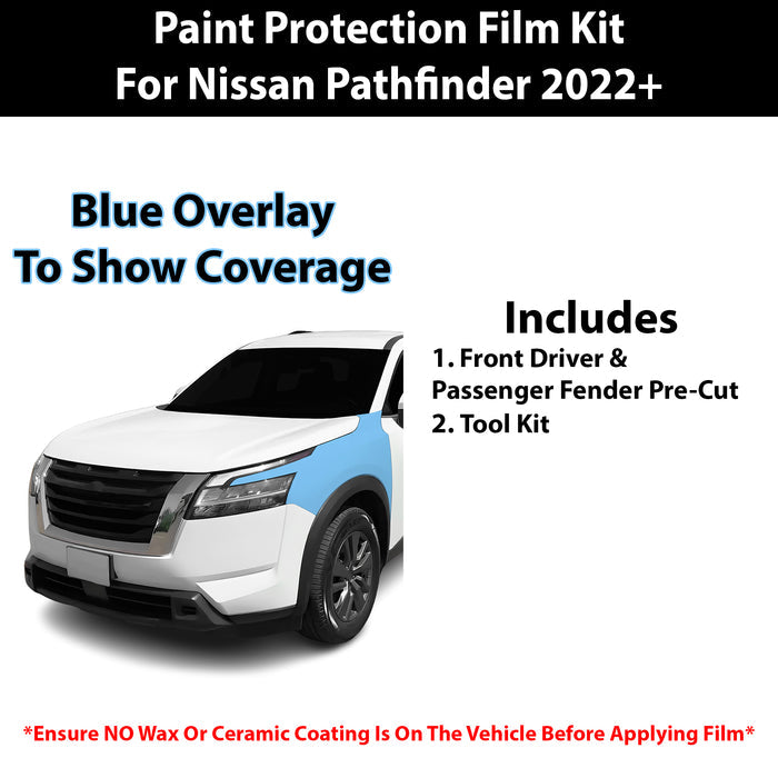 Fits Nissan Pathfinder 2022+ Precut Premium Paint Protection Film Clear Bra PPF Decal Film Kit Cover - Bogar Tech Designs