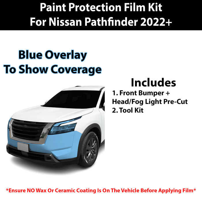 Fits Nissan Pathfinder 2022+ Precut Premium Paint Protection Film Clear Bra PPF Decal Film Kit Cover - Bogar Tech Designs