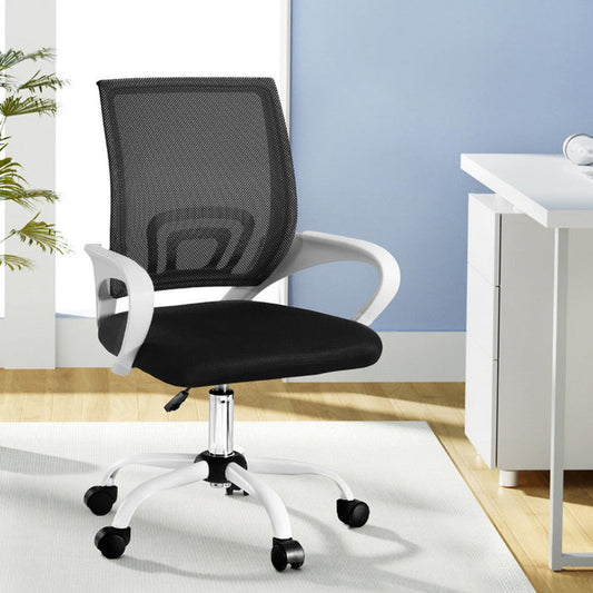 NNEDSZ Artiss Office Chair Mesh Computer Gaming Desk Chairs Work Study Mid Back-0