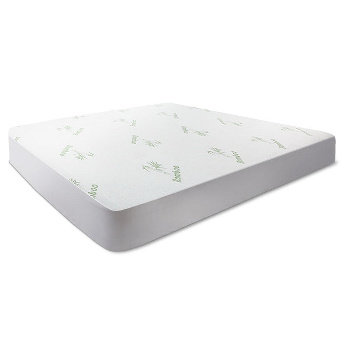 NNEDSZ Bedding Giselle Bedding Bamboo Mattress Protector Single-0
