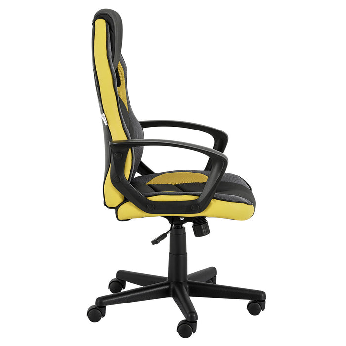 NNEDSZ Gaming Office Chair Computer Executive Racing Chairs High Back Yellow-3
