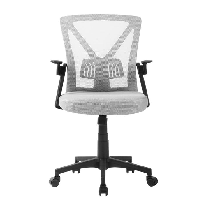NNEDSZ Office Chair Gaming Executive Computer Chairs Study Mesh Seat Tilt Grey-1