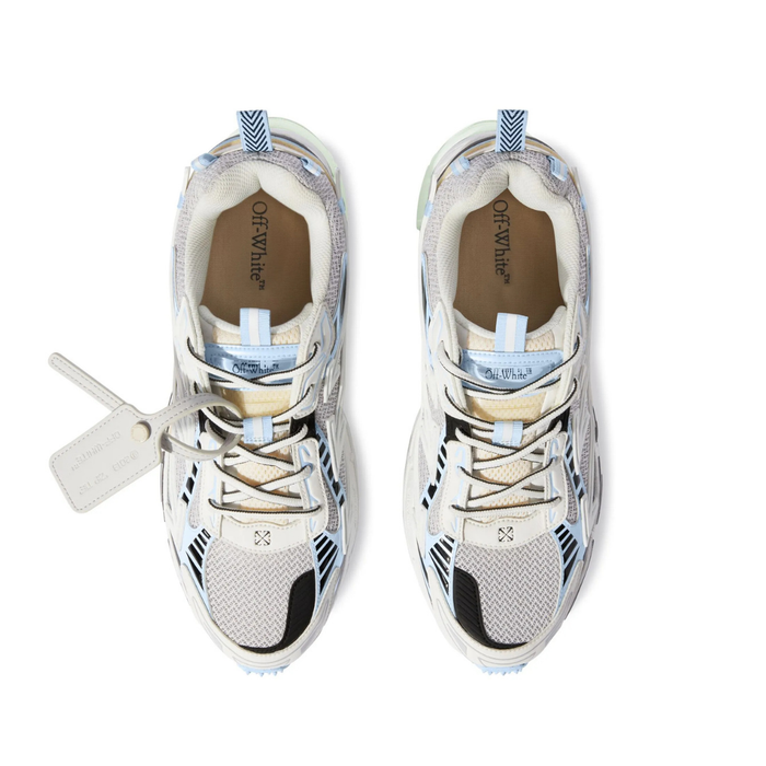 Off "Be Right Back" Sneaker White Blue
