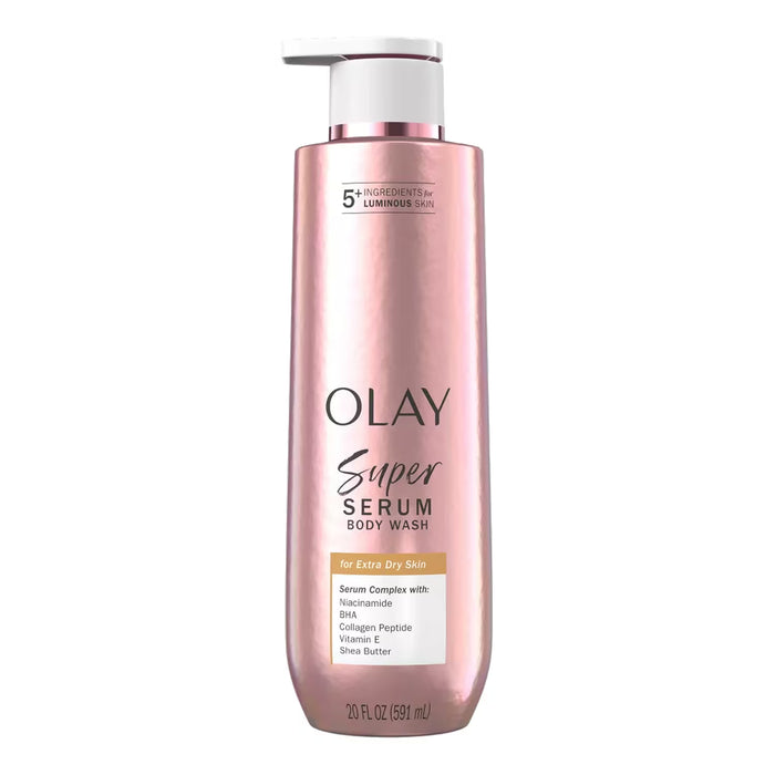Olay Super Serum Extra Dry Skin Body Wash - 20 oz - 4 Pack