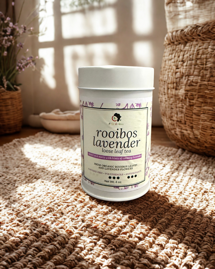 Organic Certified Rooibos WITH LAVENDER FLOWERS Tea  - Loose Leaf