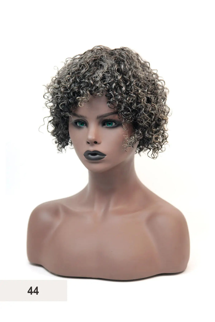 OUTRE FAB & FLY GRAY GLAMOUR HUMAN HAIR FULL WIG - RANDY - BSW BEAUTY CANADA