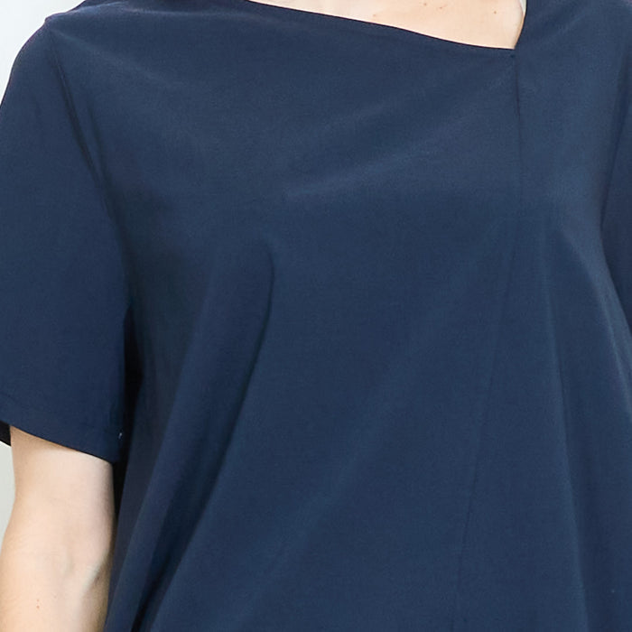 Oversized asymmetric seam top wholesale