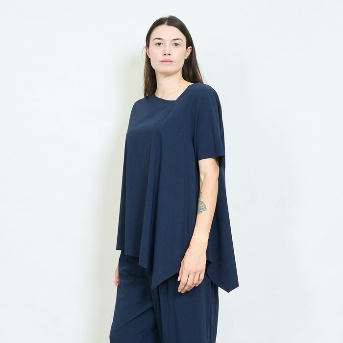 Oversized asymmetric seam top wholesale