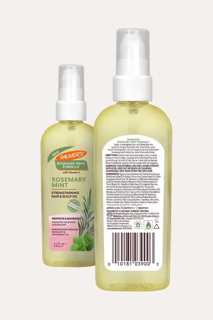 PALMER'S ROSEMARY MINT HAIR & SCALP OIL 3.3oz PALMER'S