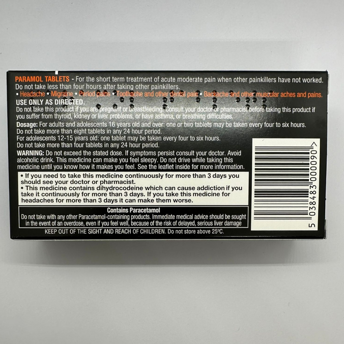 Paramol Tablets  32 Tablets
