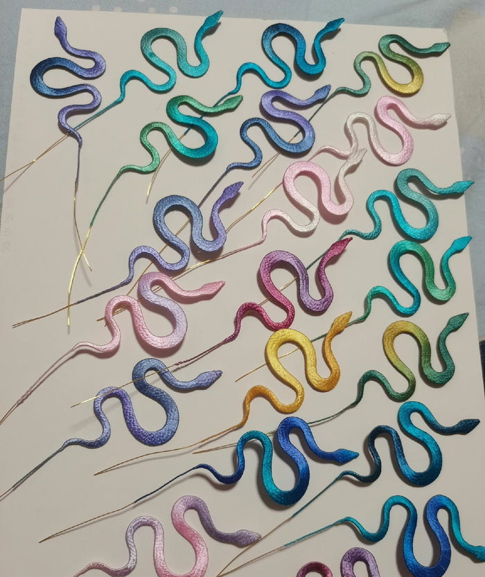 PF066 - Snakes Chanhua Brooch - Wholesale