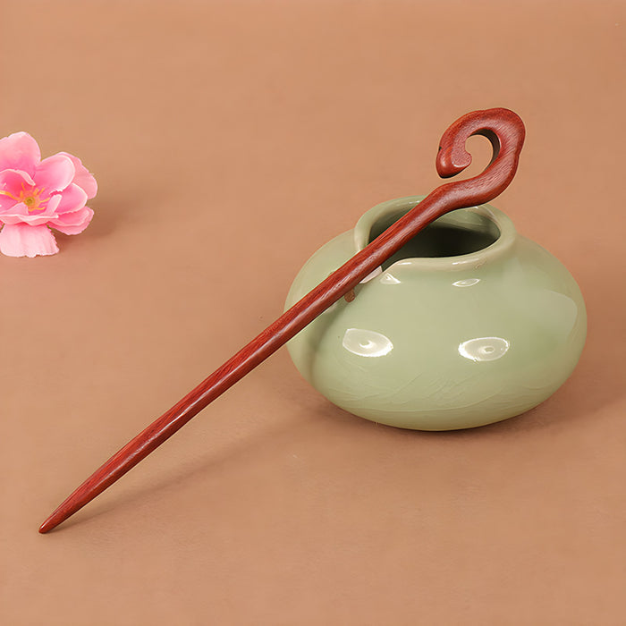 PF086 - 18cm African Padauk Hair Sticks - Wholesale