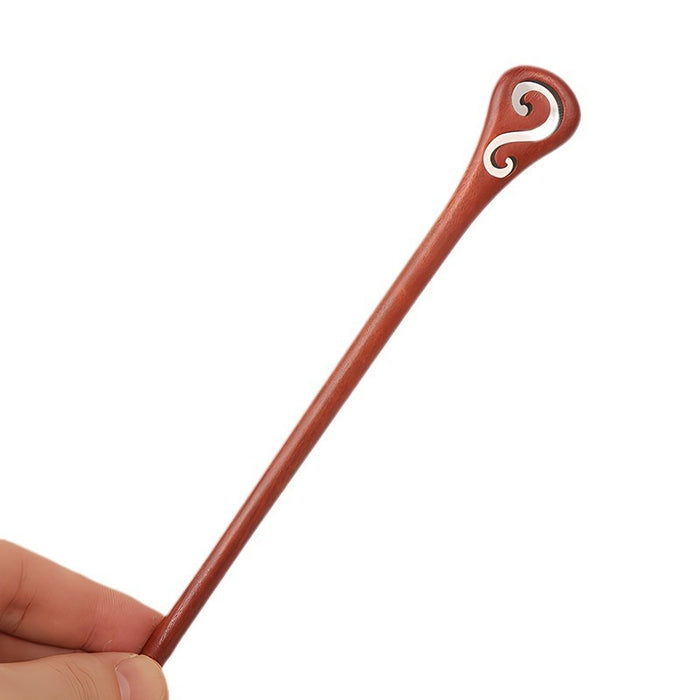 PF086 - 18cm African Padauk Hair Sticks - Wholesale