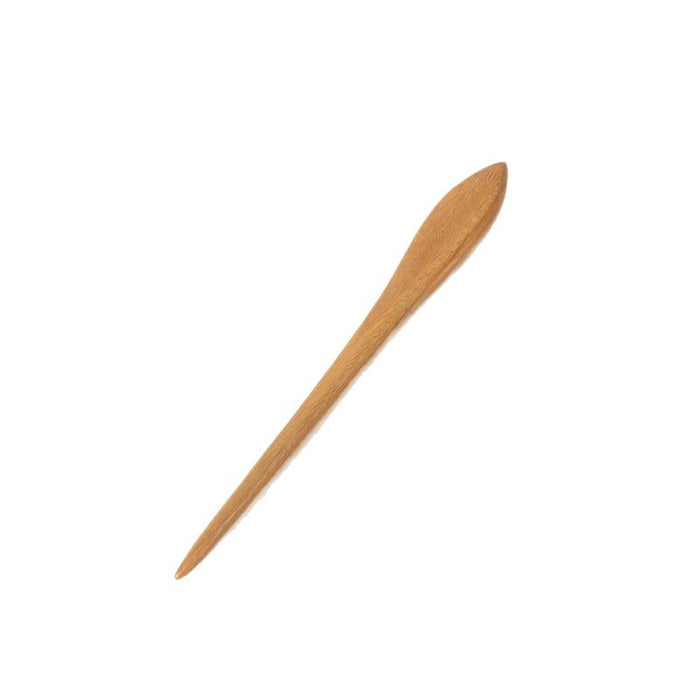PF098 - 13cm Green Sandalwood Hair Sticks - Wholesale