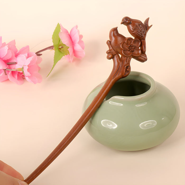 PF100 - 18cm Lacewood Hair Sticks - Wholesale