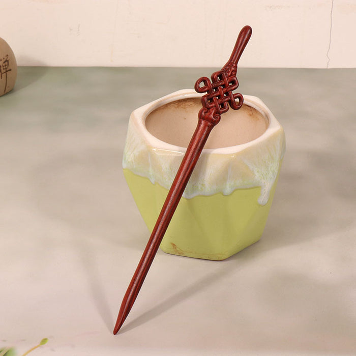 PF107 - 18cm African Padauk Hair Sticks - Wholesale