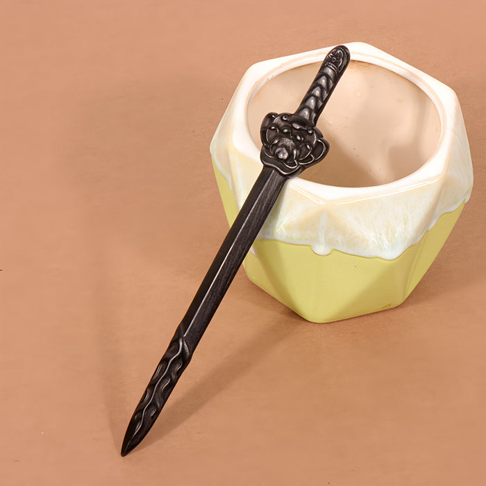 PF111 - Ebony Sword Hair Sticks - Wholesale