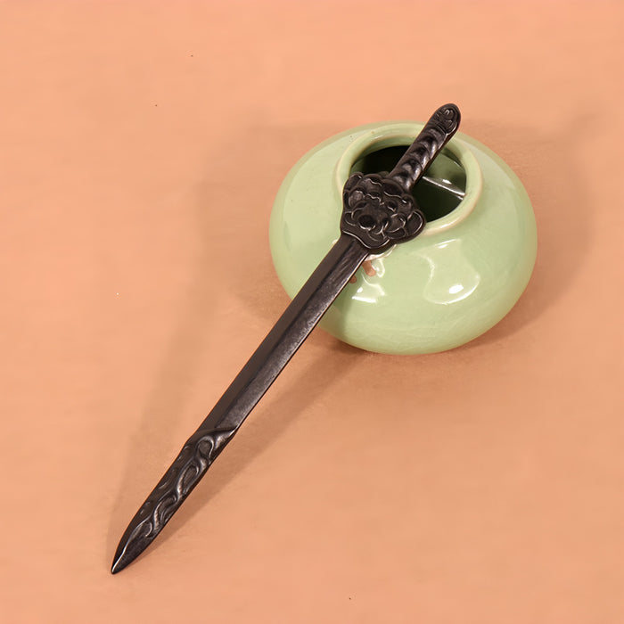 PF111 - Ebony Sword Hair Sticks - Wholesale