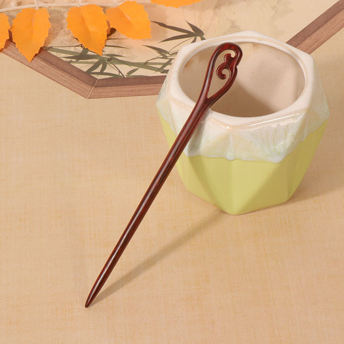 PF115 - 18cm Rosewood Hair Sticks - Wholesale